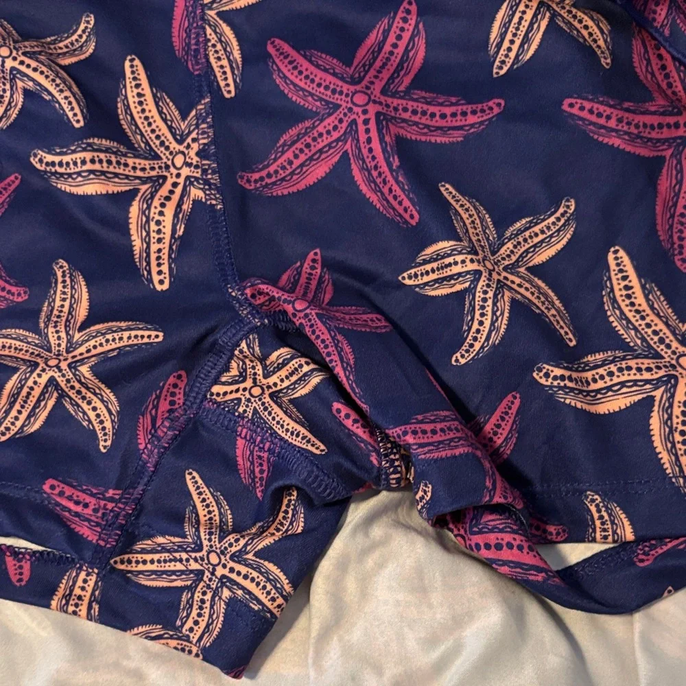 Gottex Navy and Pink Starfish Skirt - Picture 3 of 4